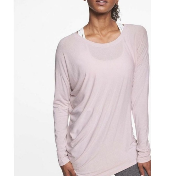 Athleta Tops - Athleta Threadlight LS Top Soft Asymmetrical Relax